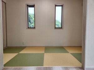 リビングと繋がる畳コーナー